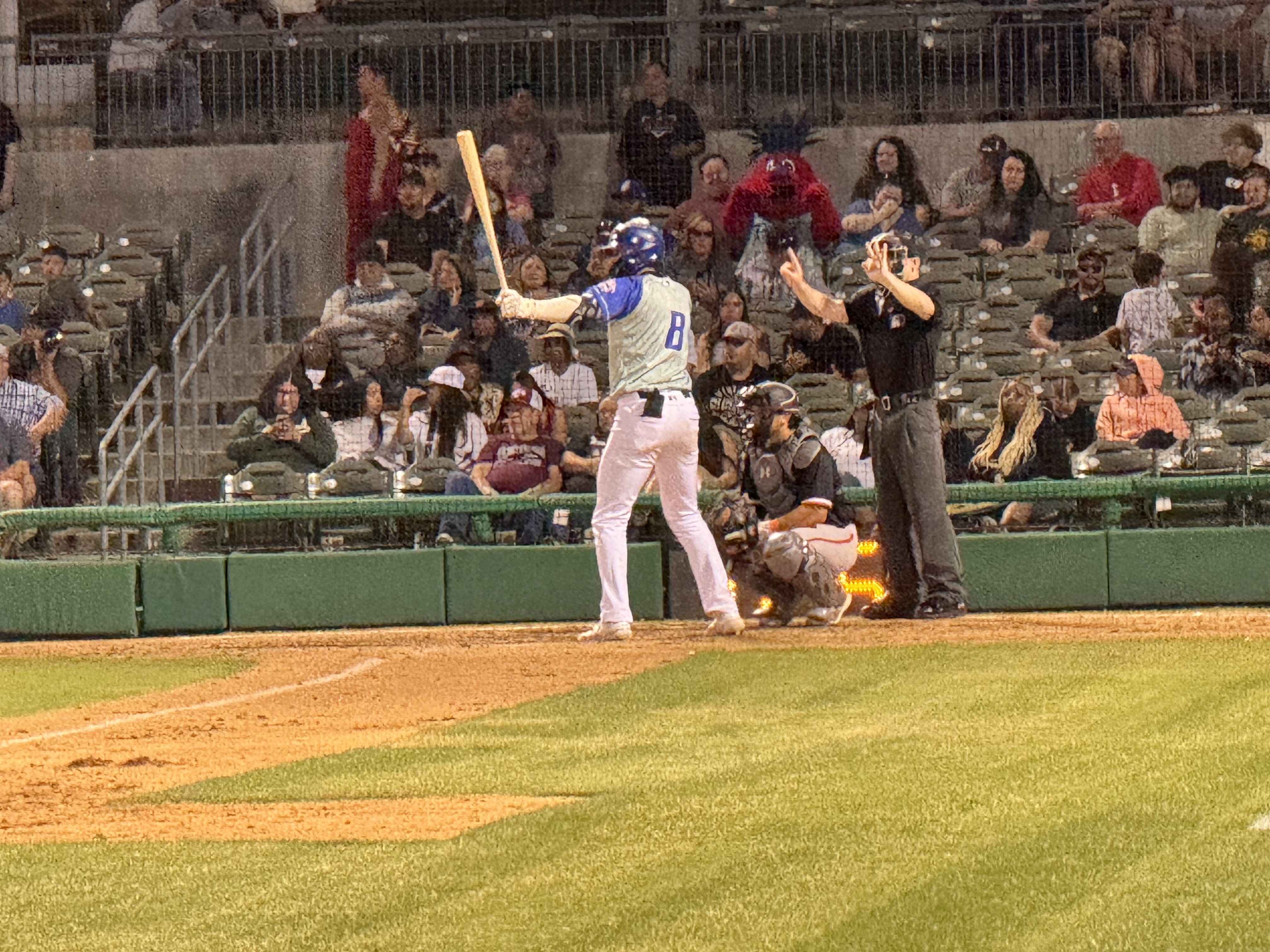 Stockton Ports player batting 